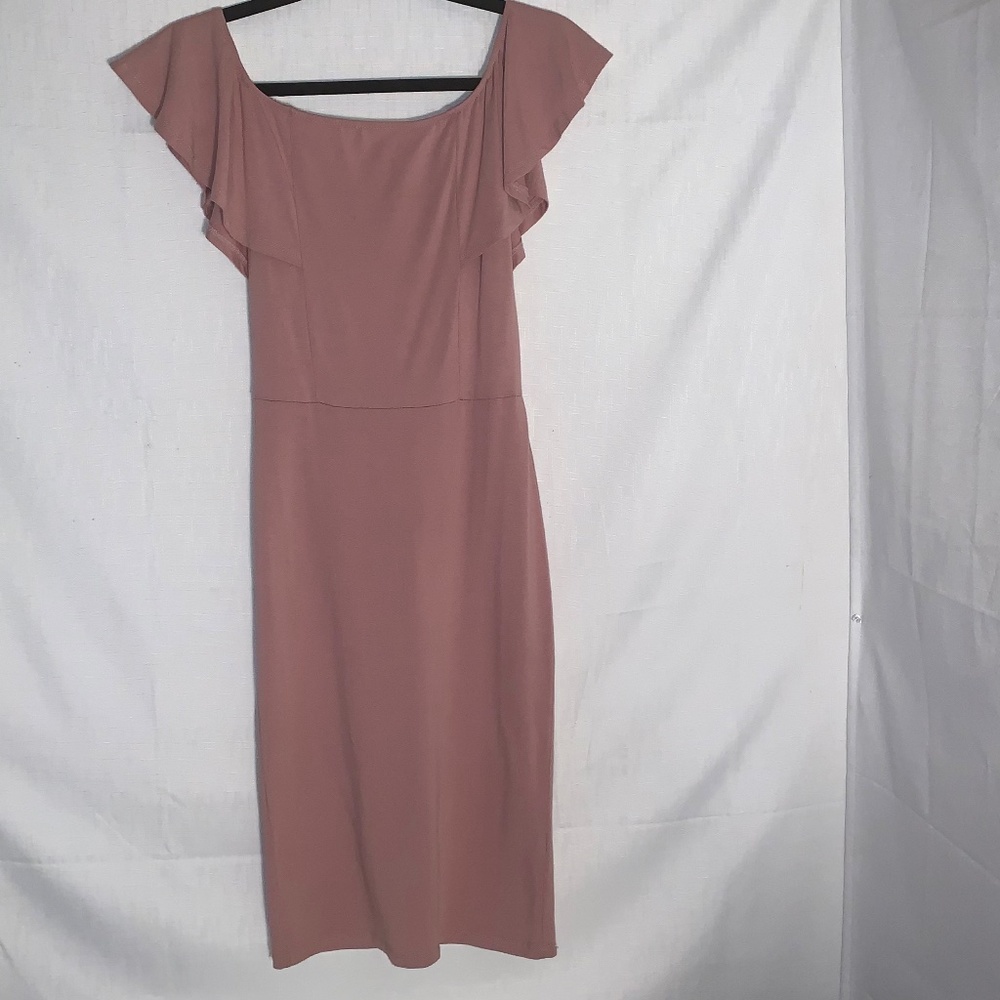 Dusty Pink Sweetheart Dress  Size Small